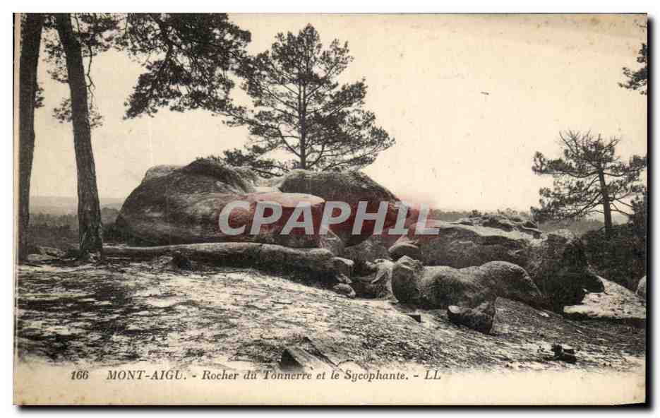 Mont-Aigu - Rocher du Tonnerre et le Sycophante - LL