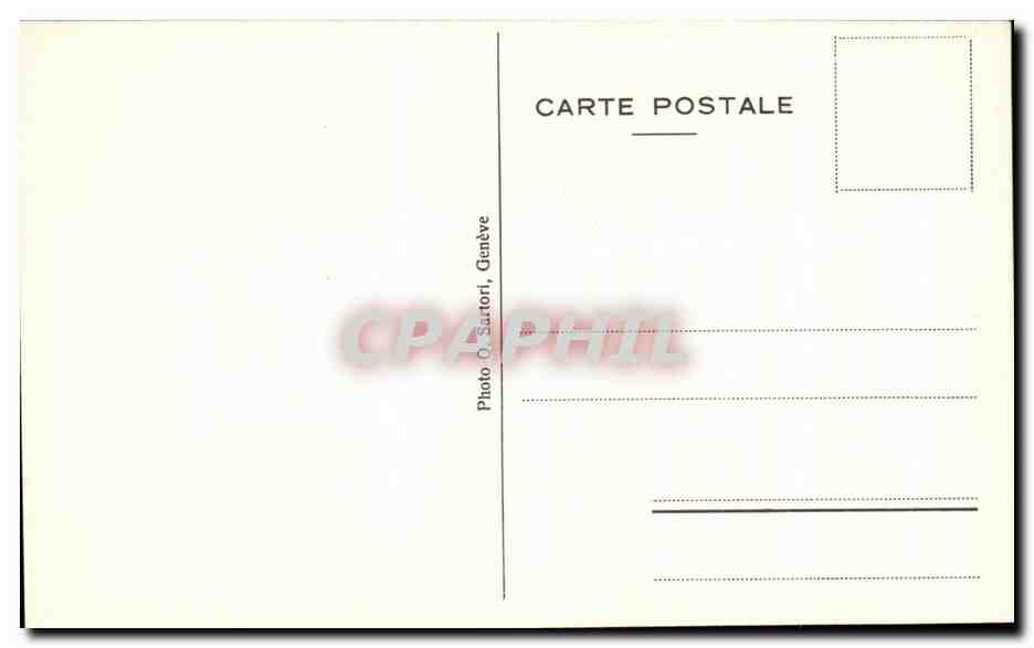 CPA Geneve Tour de l'ile — Rückseite
