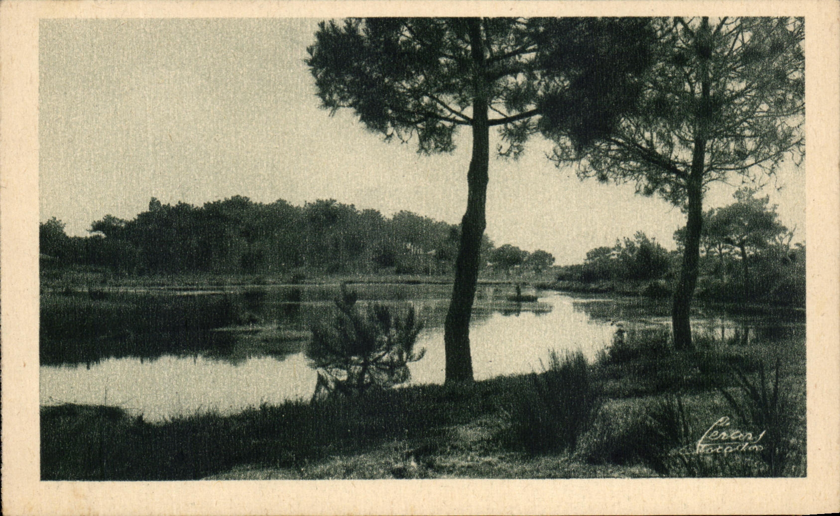 CPA Autour du bassin d'Arcachon Reservoirs des Jacquets