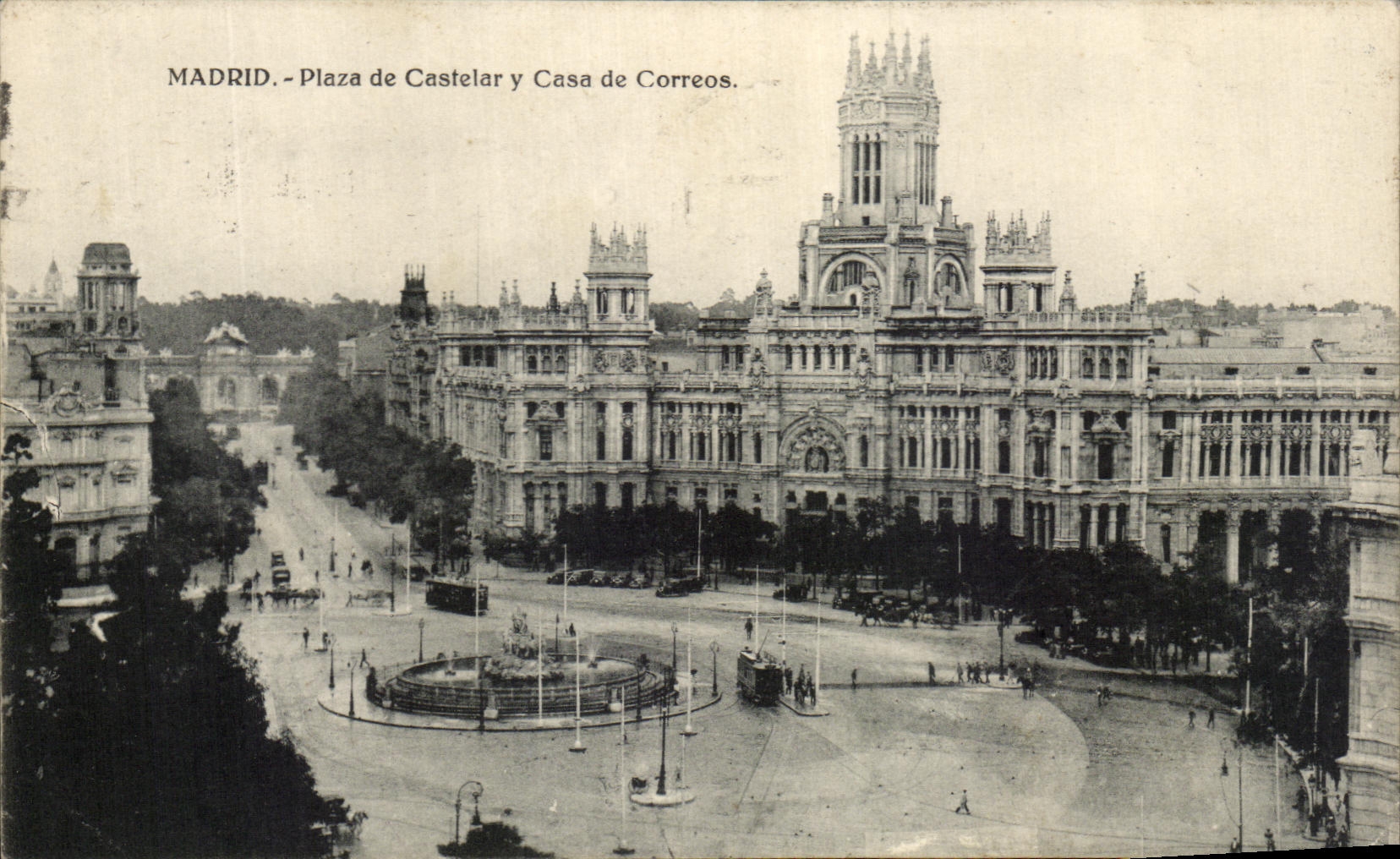CPA Madrid Plaza de Castelar Casa de Correos