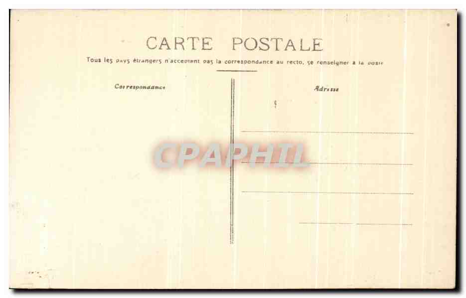 CPA Le Cantal Pittoresque Le Col de Cabre — Back