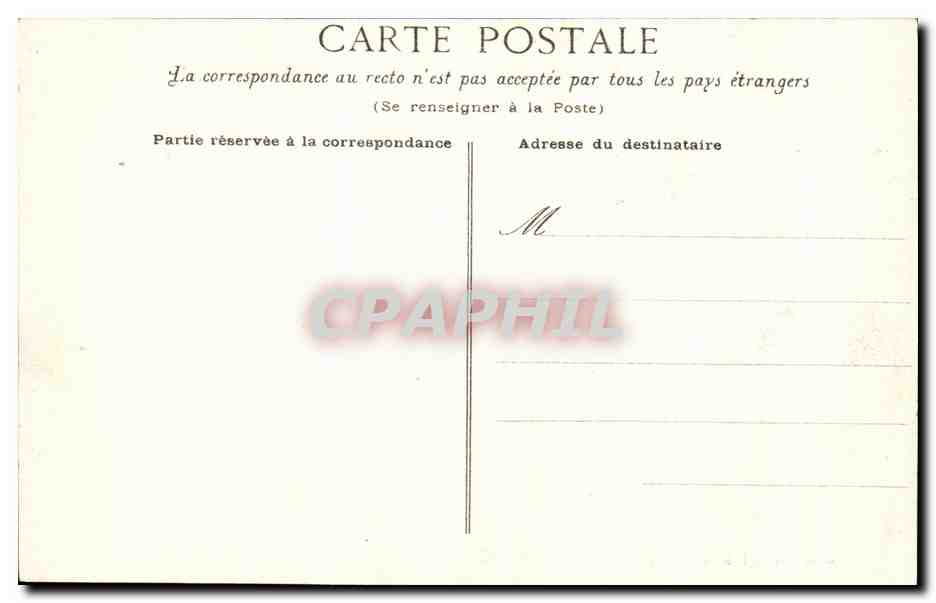 CPA Concarneau Le Corps de Garde du Chateau de Keriolet — Rückseite