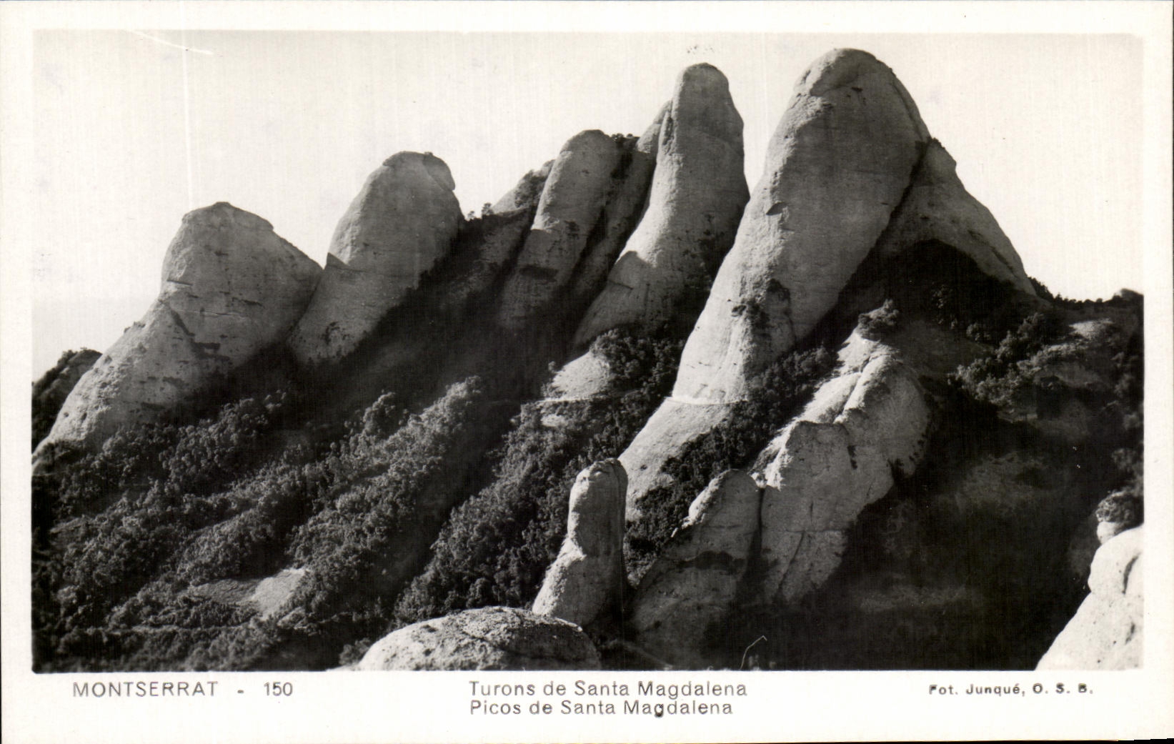 CPA Montserrat Turons De Santa Magdalena Picos De Santa Magdalena