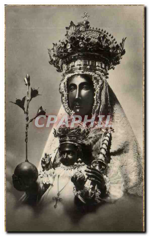 CPSM Ntra sra de montserrat Vierge noire