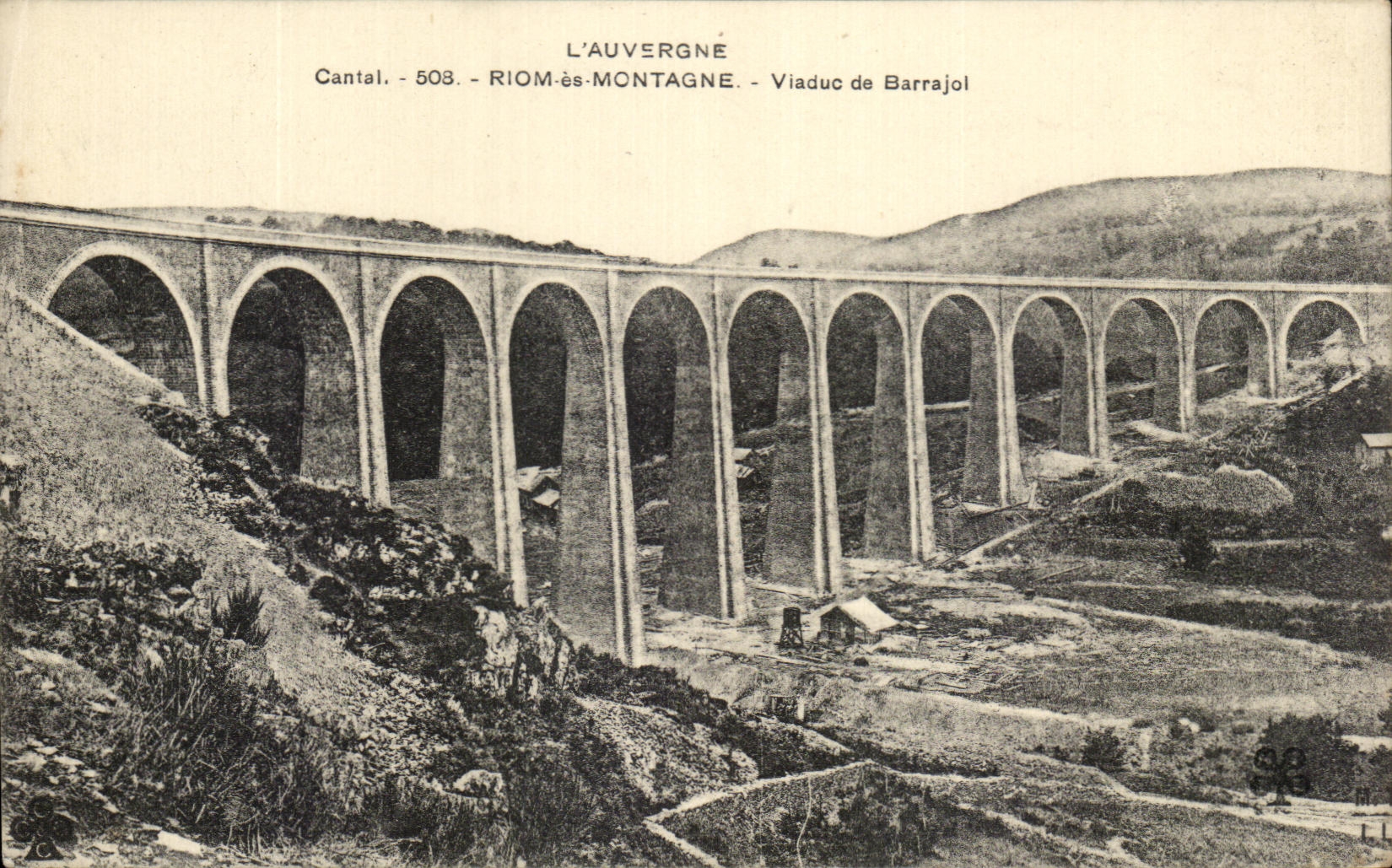 Viaduc de Barrajol — Riomès-Montagne, Cantal — L'Auvergne, n°503