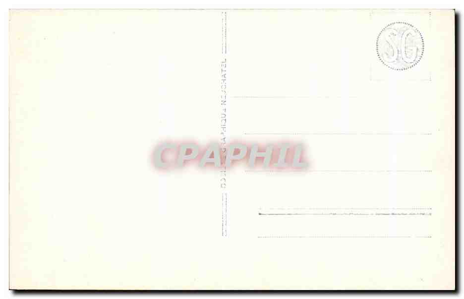 CPA Geneve Ile JJ Rousseau — Rückseite