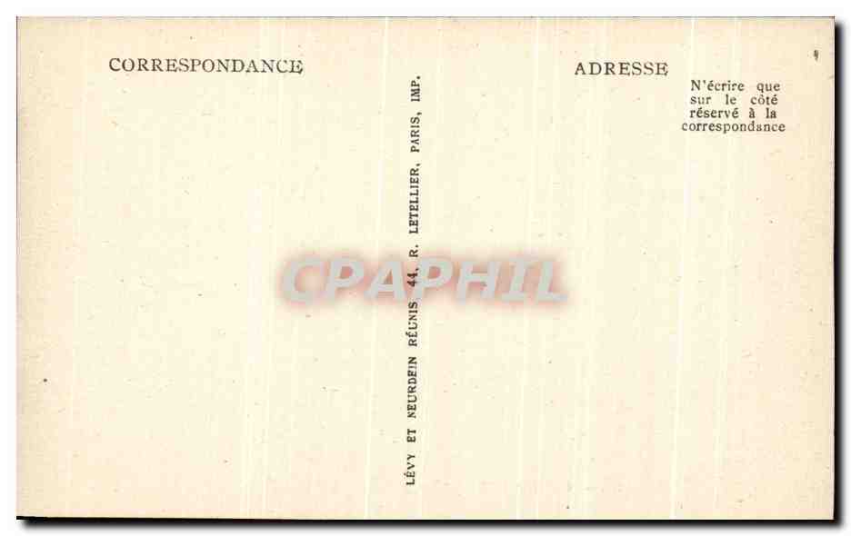 Compiegne — Vue prise sous la Tonnelle et l'Escalier du Château — LL — n° 151 — Reverso