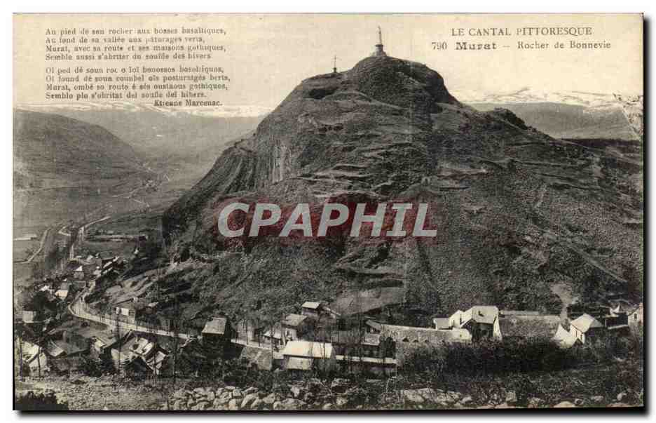 CPA Le Cantal Pittoresque Murat Rocher de Bonnevie