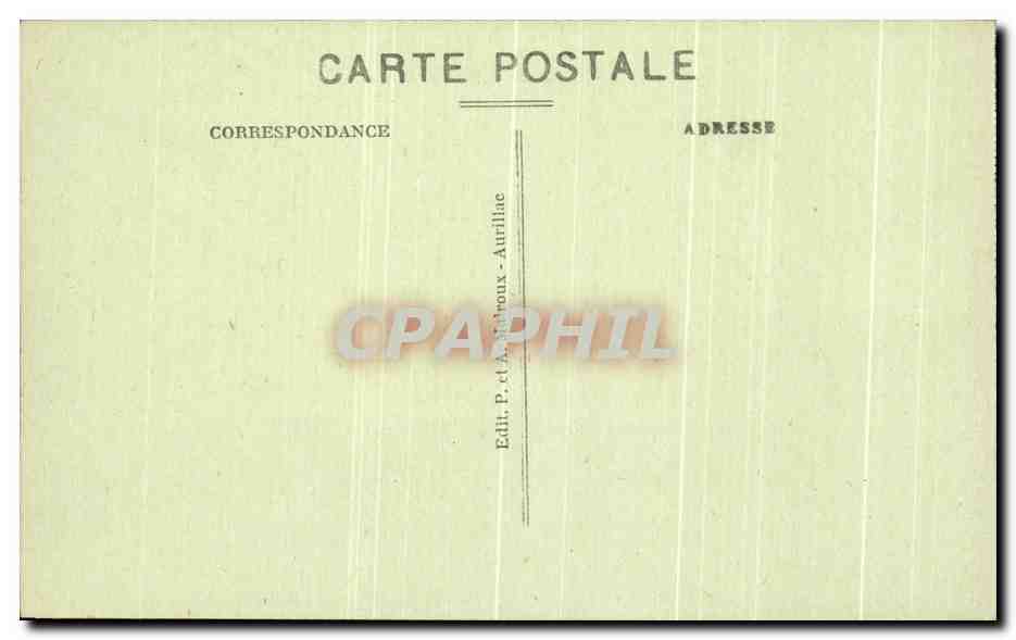 Murat — Rocher de Bonnevie — Statue de la Vierge — Reverso