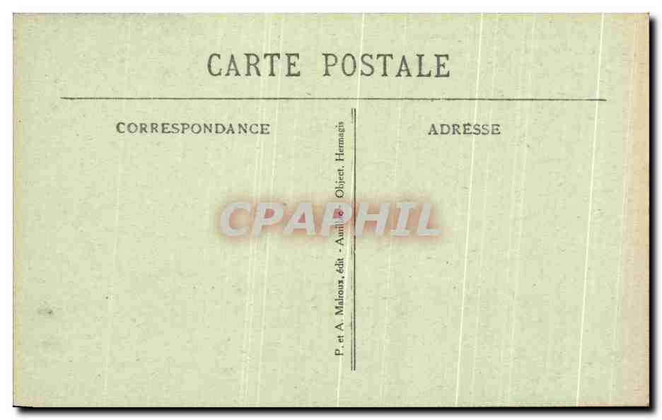 CPA L'Auvergne Pittoresque Cantal Environs de Murat Chateau d'Anterroche — Rückseite