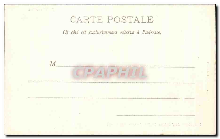 CPA L'Auvergne Interieur de l'Eglise de Bredons Pres Murat — Rückseite