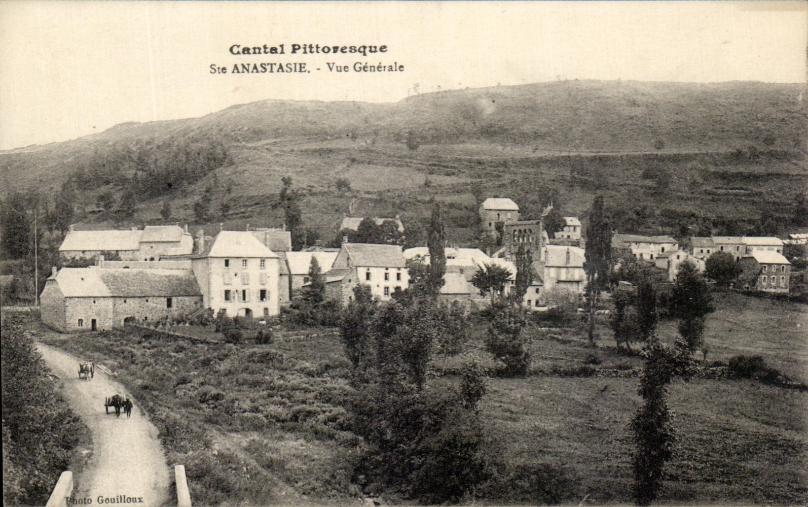 CPA Cantal Pittoresque Ste Anastasie Vue Generale