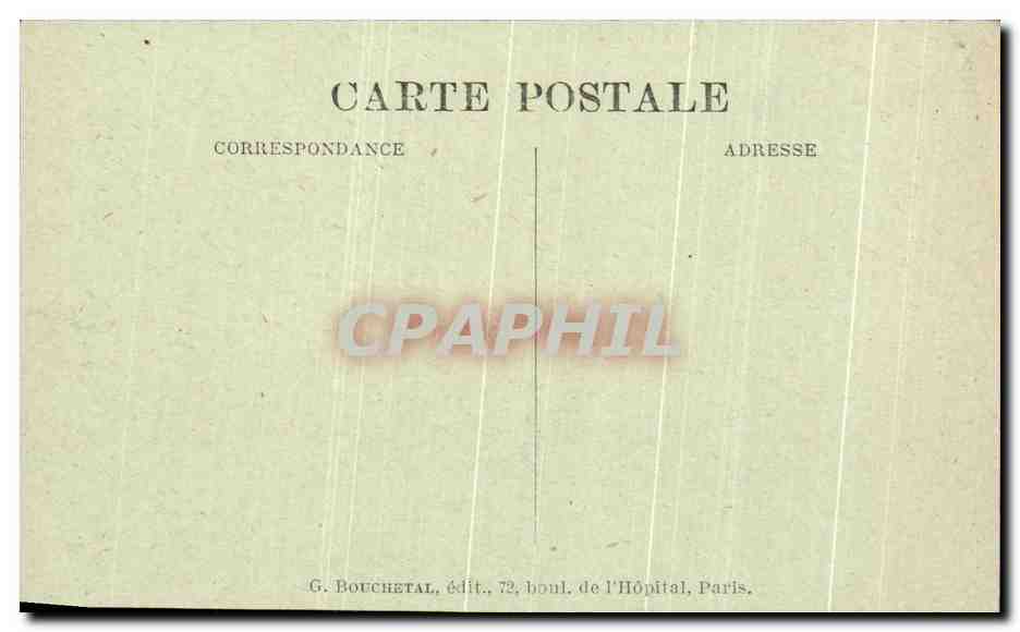 CPA Cantal Sainte Anastasie Cascade de Cuze — Verso
