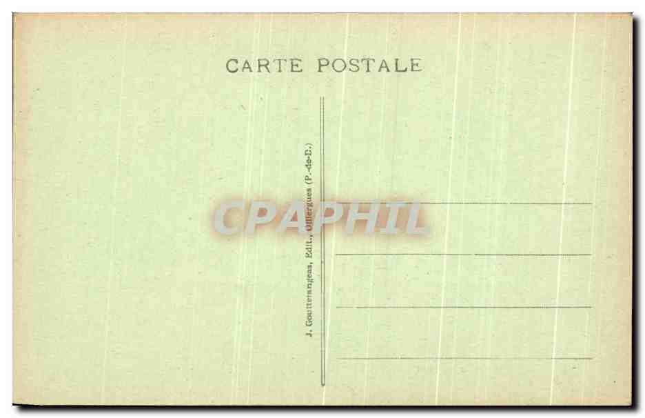 Le LAC PAVIN et le Puy de Montchal, volcan quaternaire — a.d'o. - 125 — J. Goustermagna, Olligues (P.-de-D.) — Verso