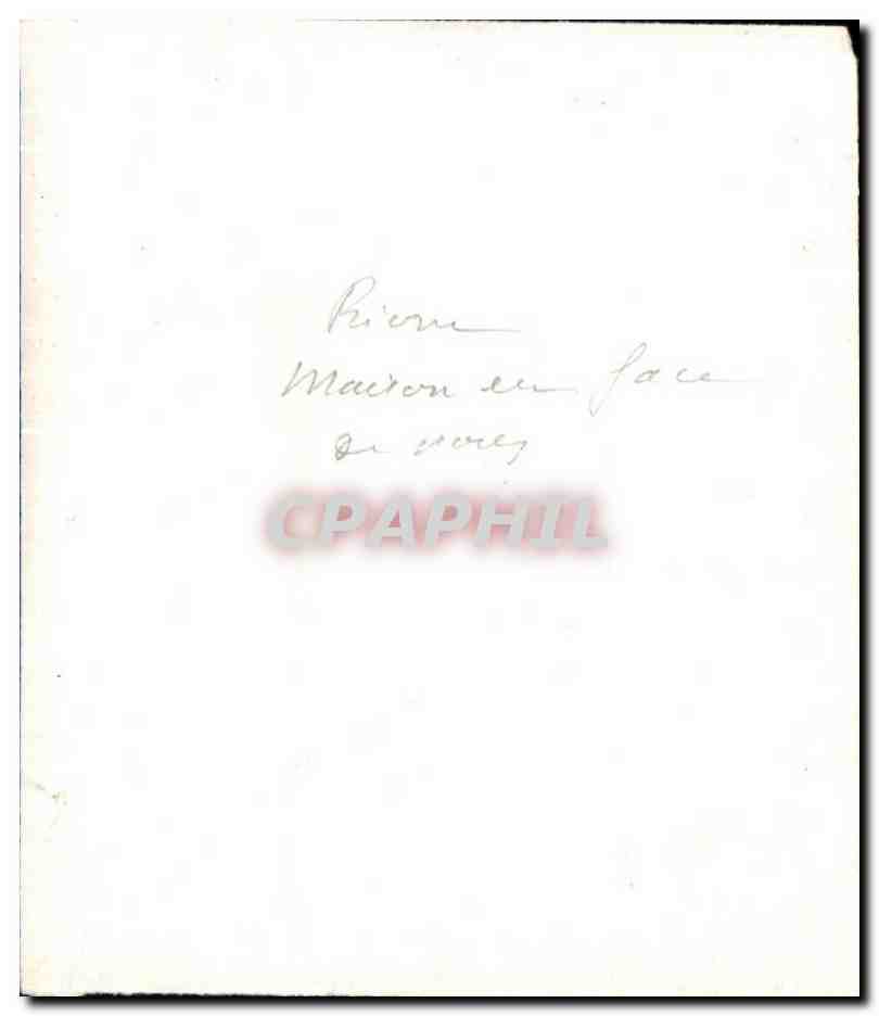 Photo Riom Maison  — Rückseite
