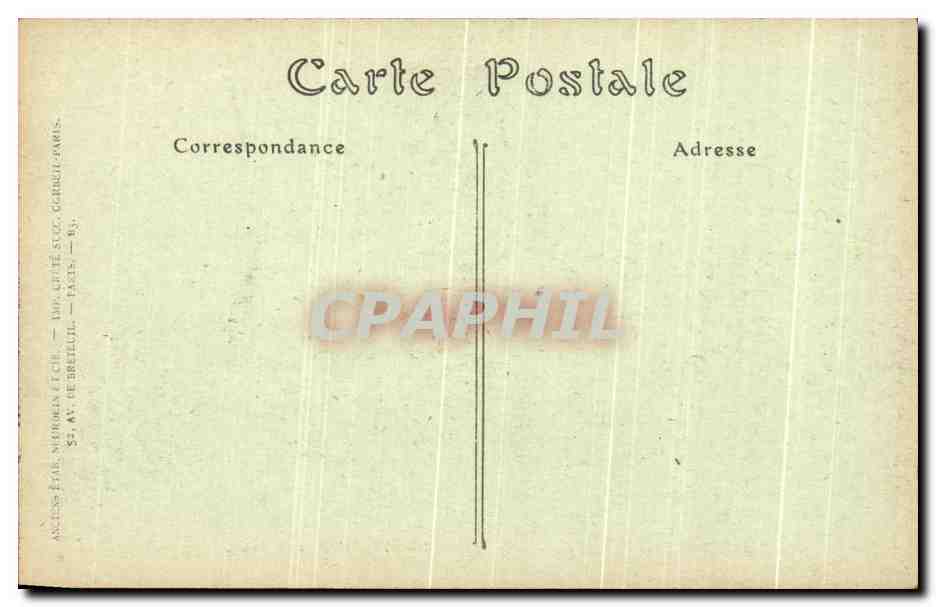 CPA Berck Plage La Plage et I'Hopital Maritime — Rückseite