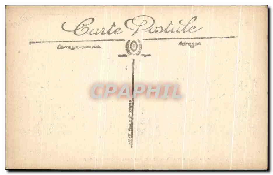 CPA Calais La Place D'Armes et le Beffroi  — Rückseite