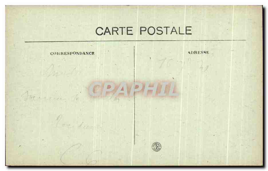 CPA Lourdes Chambre occupee par Bernadette et ses Parents Pendant les Apparitions — Rückseite