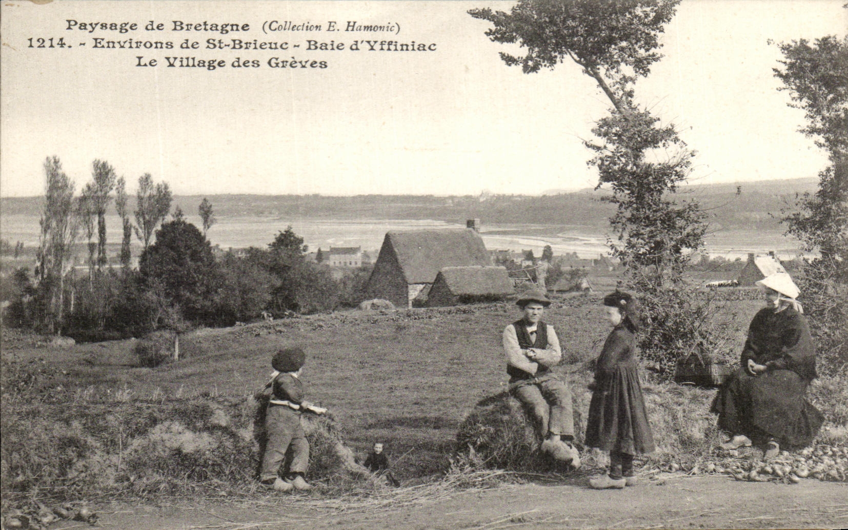 Paysage de Bretagne — Environ de St-Brieuc - Baie d'Yffiniac — Collection E. Hamonic