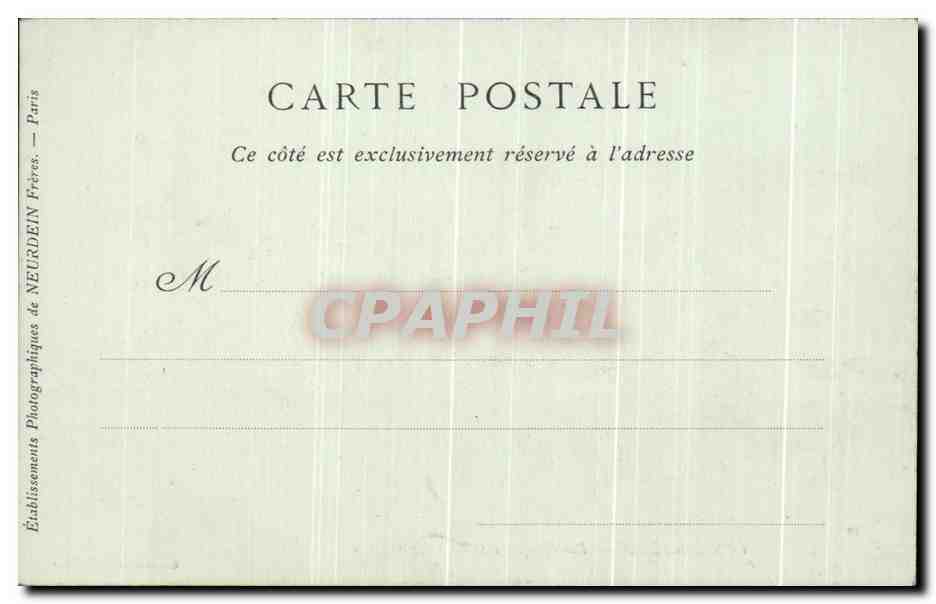 CPA Concarneau Les Remparts  — Rückseite