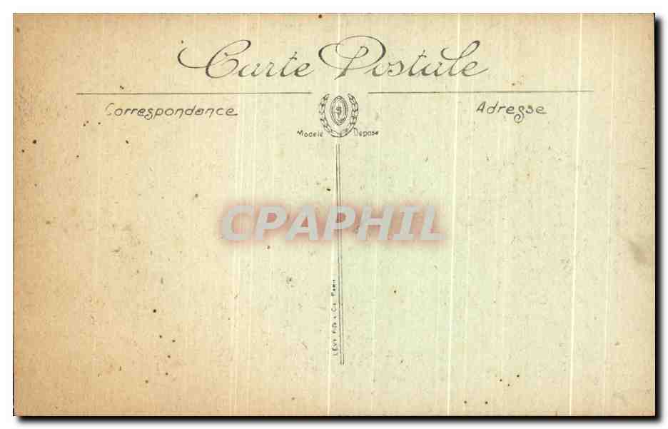 CPA Amiens Travaux de Protection interieur de la Cathedrale Militaria — Verso