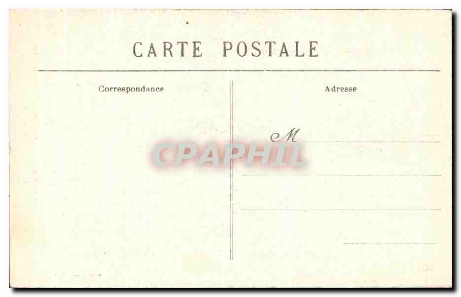 CPA Beaux Sites du Cantal cascade de la Ribeyrette Pres Riom es Montagnes Moutons  — Verso