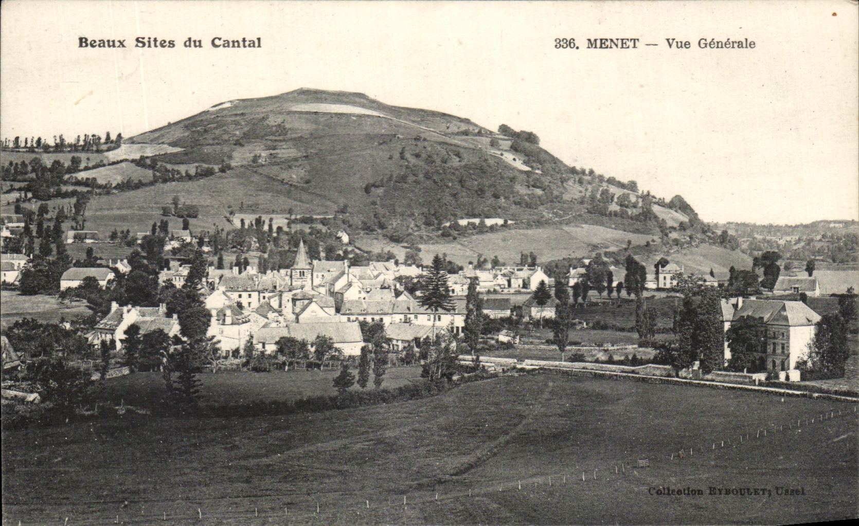 CPA Beaux Sites du Cantal Menet Vue Generale