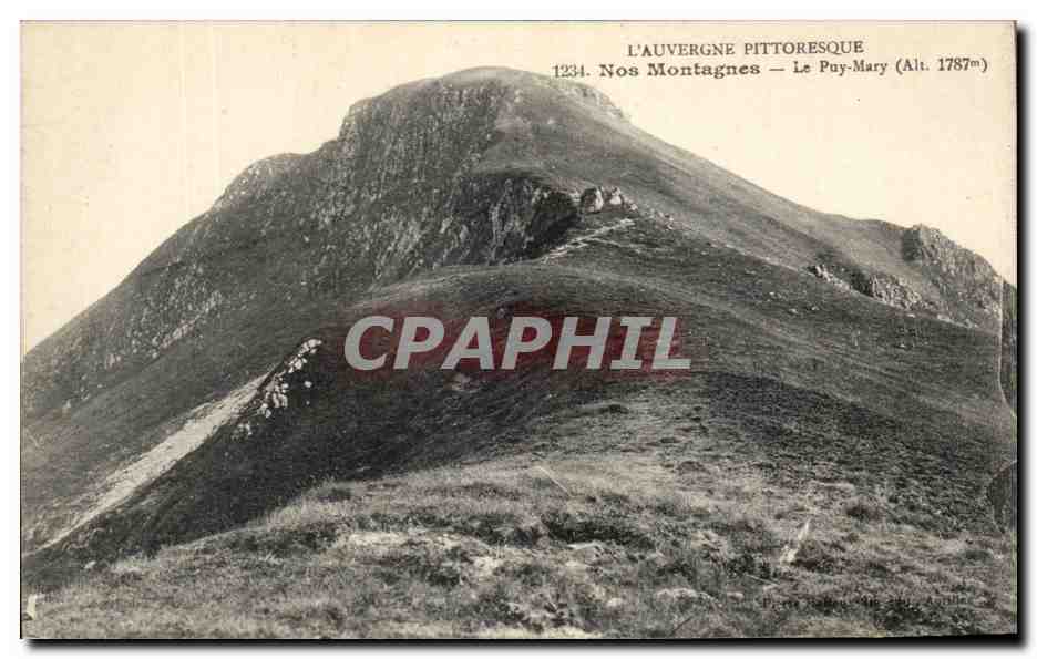 Le Puy-Mary — L'Auvergne pittoresque — série 1234