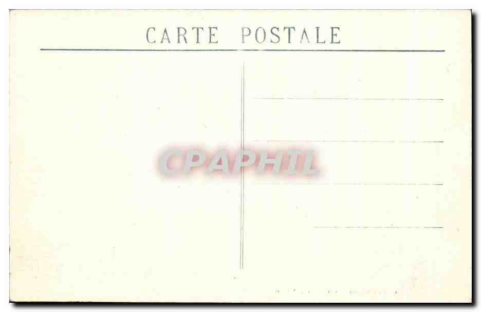 CPA Le Cantal Pitteresque Route de Murat au Puy Mary Un tournant dangereux  — Rückseite