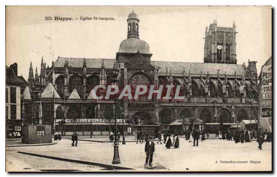 CPA Dieppe Eglise St Jacques
