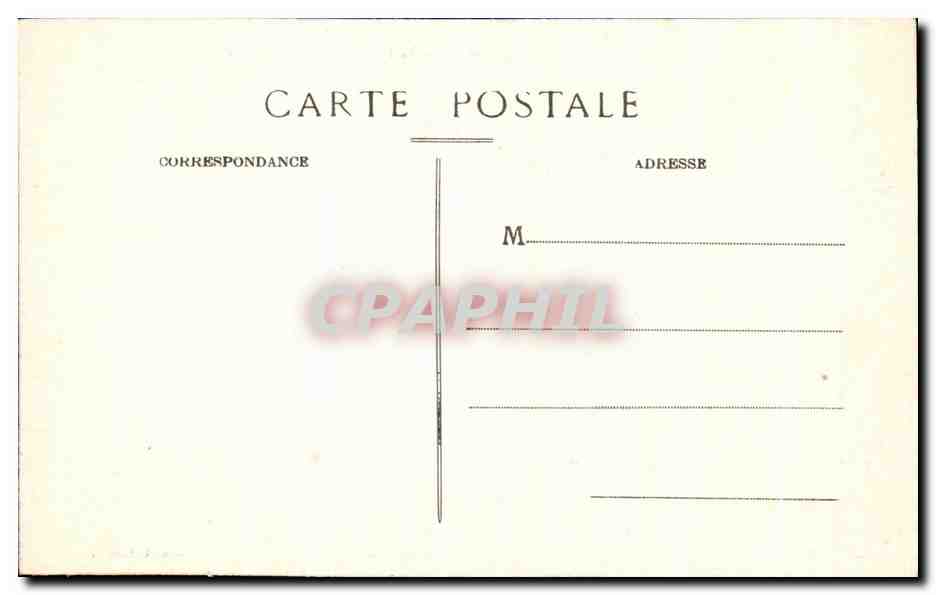 CPA Uzerche La Vezere et les vieux Chateau — Rückseite