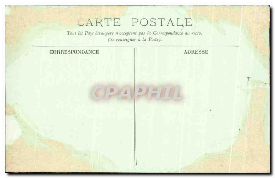 CPA Le Conquet Pecheur de Crabes et la Ville — Rückseite