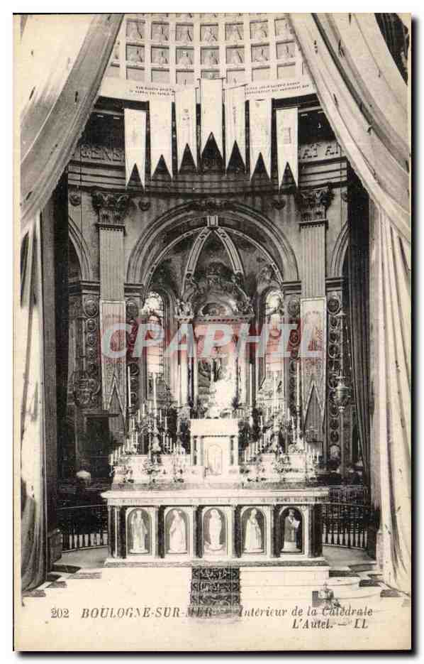Boulogne-sur-Mer — Intérieur de la Cathédrale, L'Autel — LL