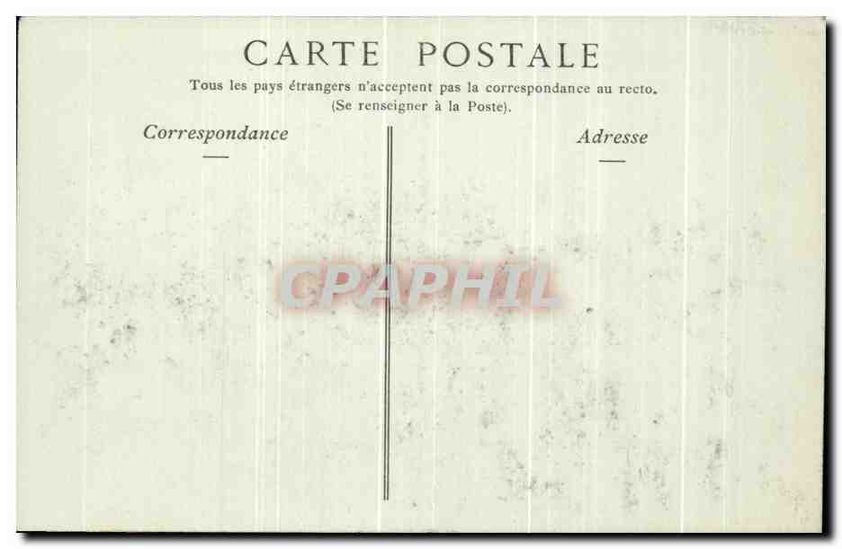 CPA Landerneau Vielles Maisons Sur le pont d'Elorn — Rückseite