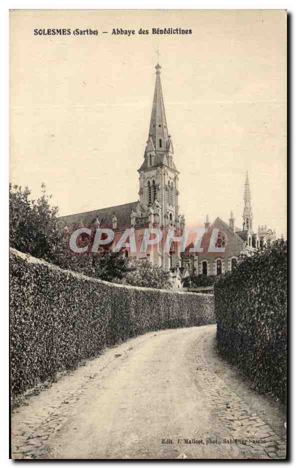 CPA Solesmans Abbaye des Benedictines