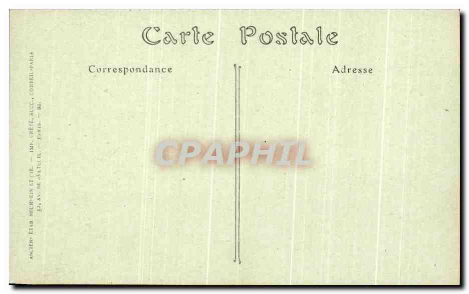 Château de Pierrefonds — Salle des Chevaliers de la Table Ronde — Imp. Géréte, Paris — Reverso