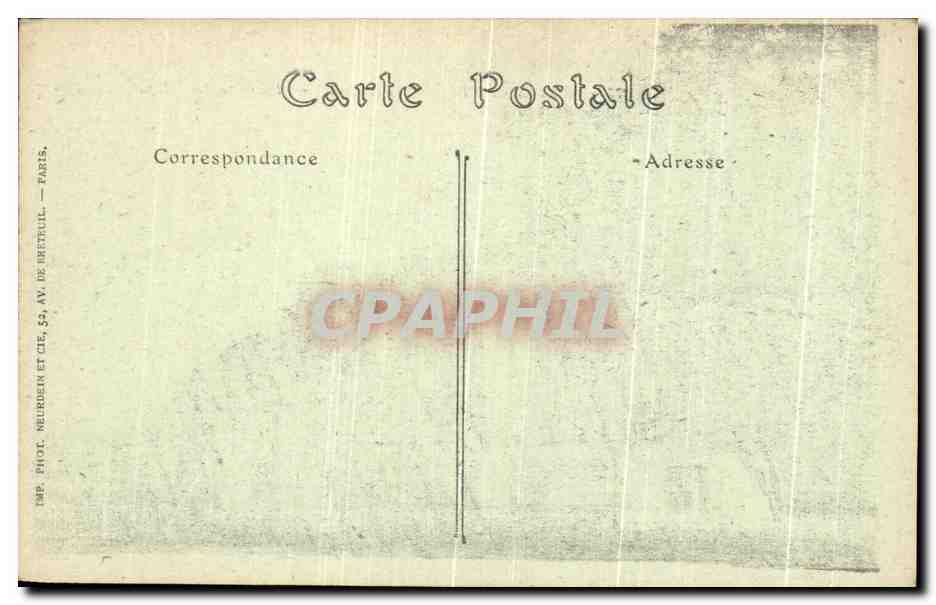 CPA Environs De Compiegne Pavillon du Mont Saint Pierre — Rückseite