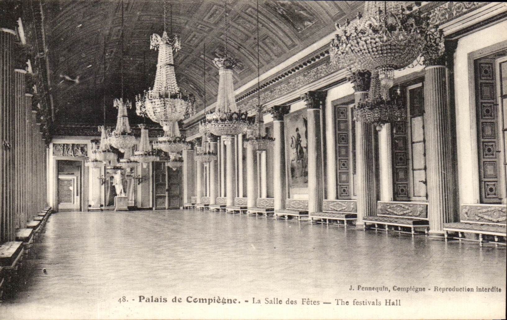 Palais de Compiègne — La Salle des Fêtes — J. Pennequin, Compiègne