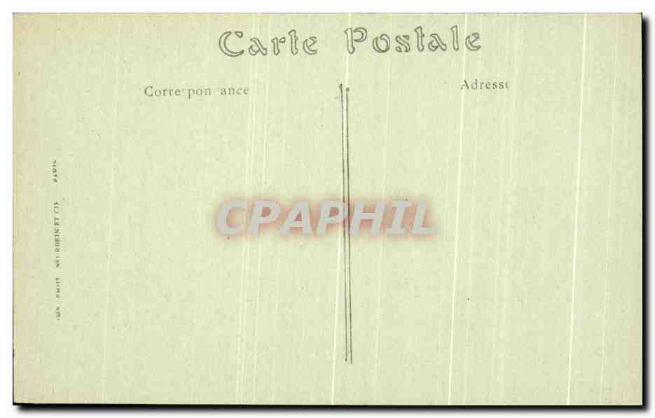 CPA Foret de Compiegne La Porte de Saint Jean aux Bois — Rückseite