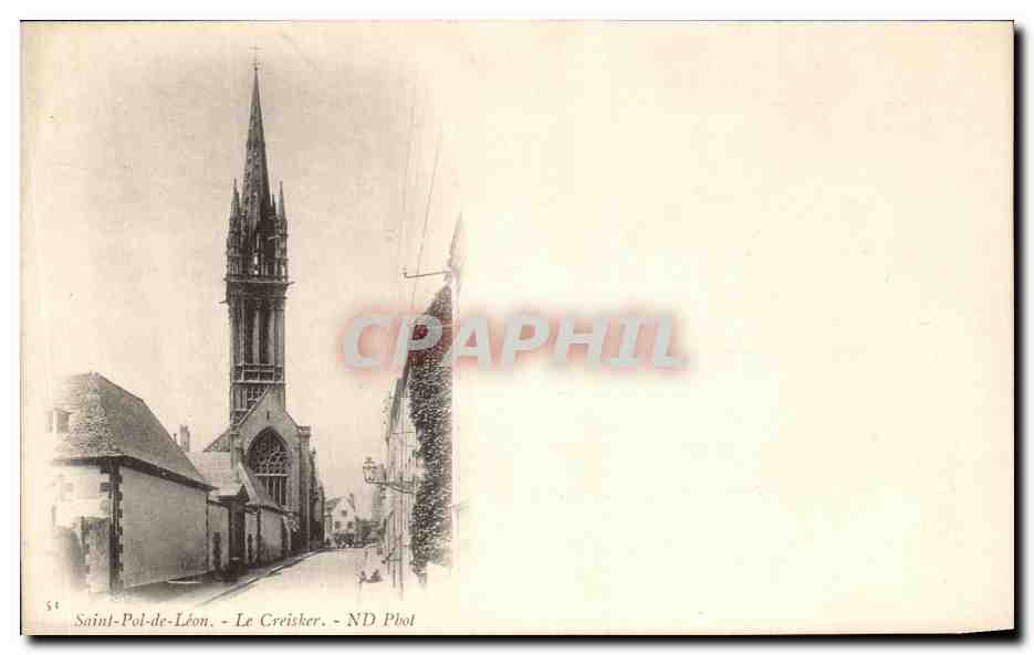 CPA Saint Pol de Leon Le Creisker 