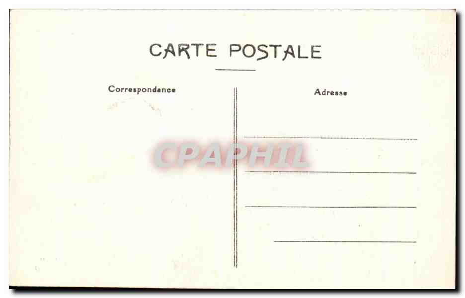 CPA Neussargues Les Rochers De Laval Le Cantal Illustre Enfants Route de Massiac a Murat — Verso
