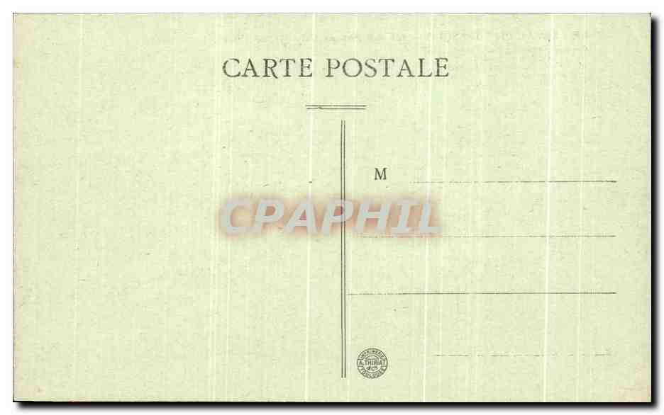 CPA Le Cantal Pittoresque au Sommet du griou — Back