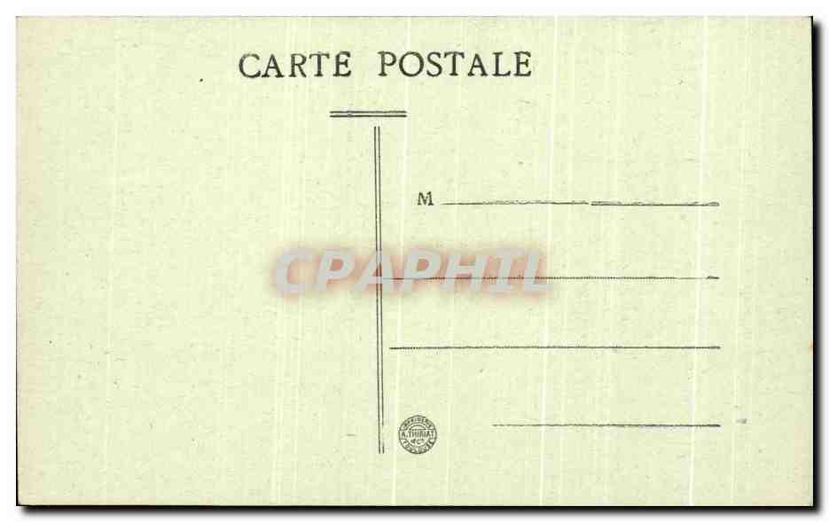 CPA Le Cantal Pittoresque Les Monts Du Cantal vus du Col De Cabre — Back