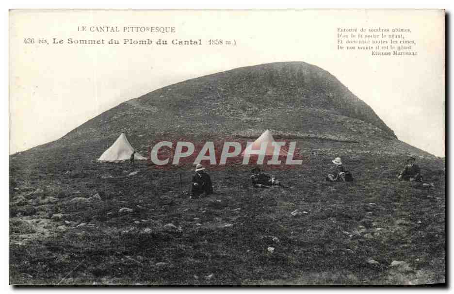 CPA Le Cantal Pittoresque Le Sommet du Plomb Du Cantal