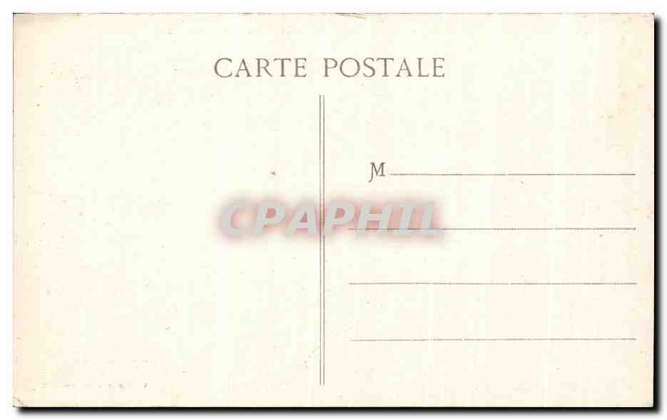 CPA Cantal Apchon Le Viell Apchon Et Les Ruines Du Chateau — Back