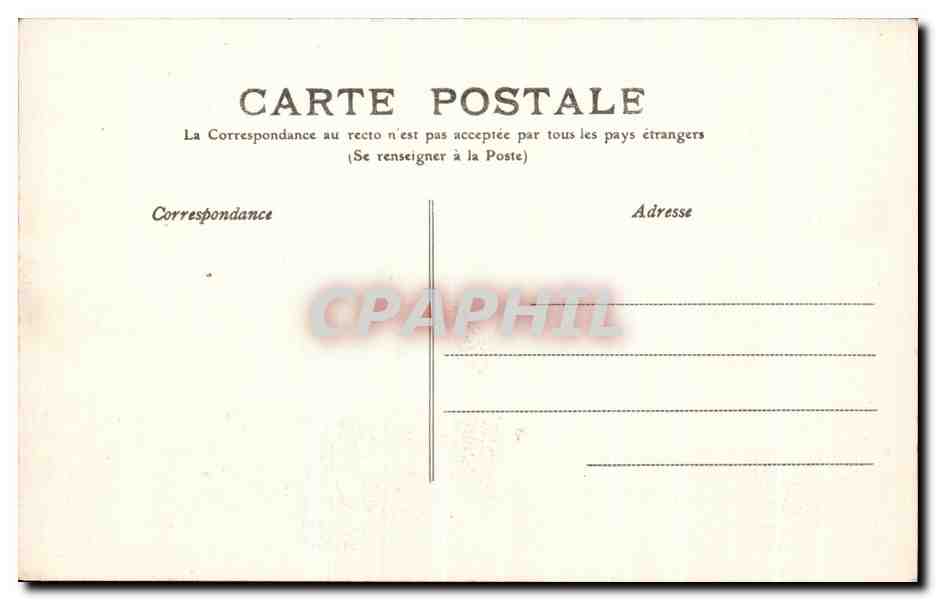 CPA L'Auvergne Riom Es Montagne L'Eglise — Rückseite