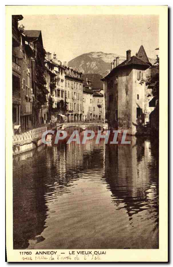 CPA Annecy Le Vieux Quai