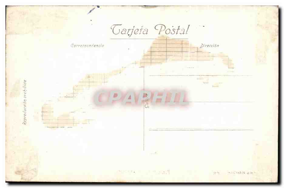 CPA Valencia Plaza de la Constitucion  — Back