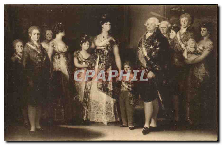Die Familie von Carlos IV — Goya, Museo del Prado 726 — Fototypie Haister & Meret, Madrid