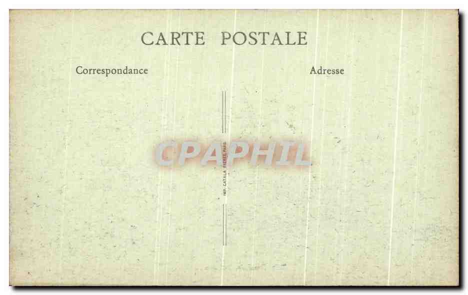 CPA Lens apres la Guerre Ruines de la Fosse n°5 derriere la gare Militaria — Rückseite